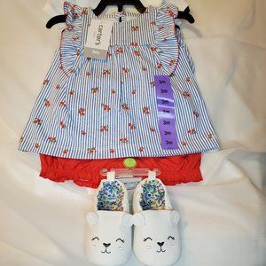 Carter's® Baby Girls 5-Piece Floral Little Short Set Bundle